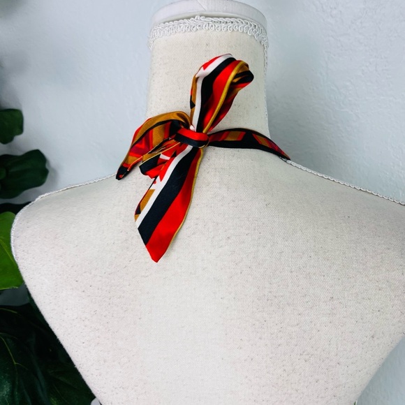 Rubber Ducky Productions Abstract Asymmetrical Halter Top Backless Mini Dress - Picture 3 of 5